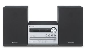 Panasonic SC-PM250EG-S Stereoset Bluetooth, CD, USB 2 x 10 W Zilver