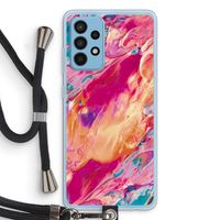 Pastel Echoes: Samsung Galaxy A52 Transparant Hoesje met koord Pastel Echoes: Samsung Galaxy A52 Transparant Hoesje met koord