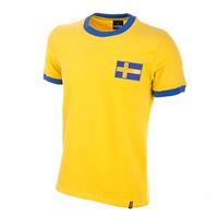 Zweden Retro Voetbalshirt 1970's - thumbnail