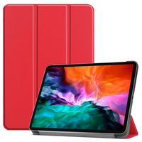 3-Vouw sleepcover hoes - iPad Pro 12.9 inch (2021) - Rood