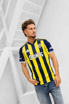 Fenerbahçe Thuis Shirt Senior 2025/2026 - Maat M - Kleur: DonkerblauwGeel | Soccerfanshop