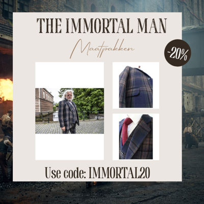 Maatpak Voor Heren | 3-delig Pak | Middernacht Blauw Plaid | Danny Whizz-Bang | Peaky Blinders | Peaky Blinders