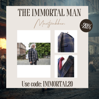 Maatpak Voor Heren | 3-delig Pak | Middernacht Blauw Plaid | Danny Whizz-Bang | Peaky Blinders | Peaky Blinders