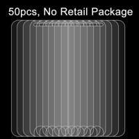 50 stuks voor iPhone 8 & iPhone 7 0 26 mm 9H oppervlakte hardheid 2.5D explosieveilige getemperd glas Non-full Screen Film No retailpakket