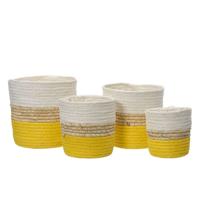 Plantenbakkenset KSD Tricolor 100 % Gerecycled (4 Stuks)