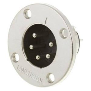 Amphenol EP-5-14 XLR-connector Flensstekker Aantal polen: 5 Zilver 1 stuk(s)