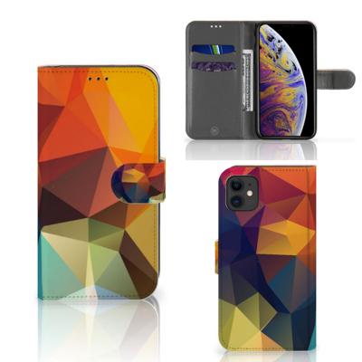 Apple iPhone 11 | Book Case | Polygon Color