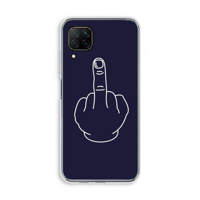 F**k U: Huawei P40 Lite Transparant Hoesje