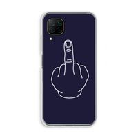 F**k U: Huawei P40 Lite Transparant Hoesje