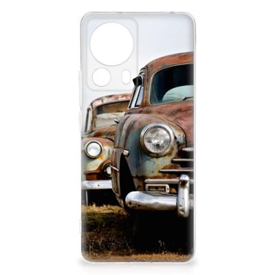 Xiaomi 13 Lite | Siliconen hoesje | met foto Vintage Auto