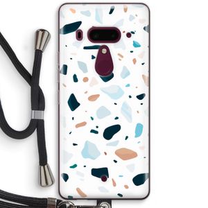 Terrazzo N°13: HTC U12+ Transparant Hoesje met koord