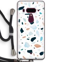 Terrazzo N°13: HTC U12+ Transparant Hoesje met koord