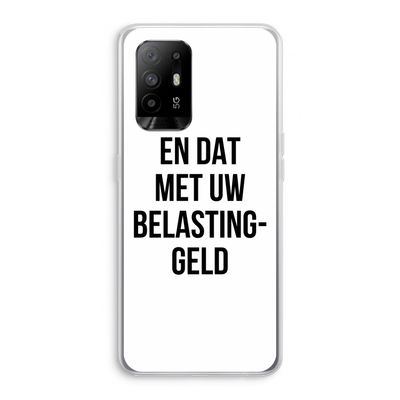 Belastinggeld: Oppo A95 5G Transparant Hoesje