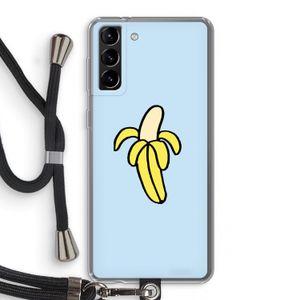 Banana: Samsung Galaxy S21 Plus Transparant Hoesje met koord