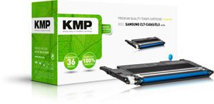 KMP Tonercassette vervangt Samsung CLT-C406S Compatibel Cyaan 1000 bladzijden SA-T54