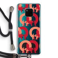 Dogs: Huawei Mate 20 Pro Transparant Hoesje met koord