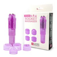 loverspremium - pocket rocket massager paars - thumbnail
