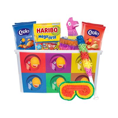 Piñata partybox - chips, snoep & piñata set van twee - 2200g