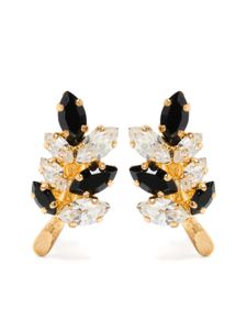 Christian Dior Pre-Owned boucles d'oreilles serties de cristaux (années 1980)