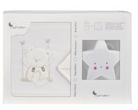 Interbaby wieglakenset beer katoen - thumbnail