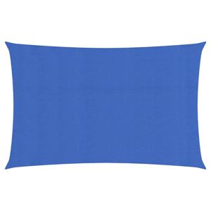 Zonnezeil 160 g/m rechthoekig 3x6 m HDPE blauw