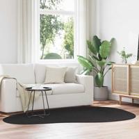Tapijt HUARTE Zwart 160 x 230 cm Polyester