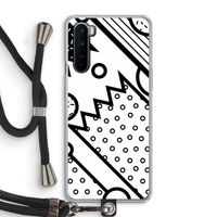 Pop Art #4: OnePlus Nord Transparant Hoesje met koord