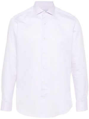 D4.0 chemise en coton à col pointu - Rose