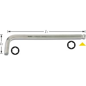 Hazet HAZET 2105LG-12 Inbus Haakse schroevendraaier 12 mm