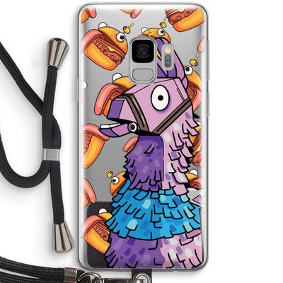 Loot Burger: Samsung Galaxy S9 Transparant Hoesje met koord