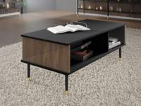 Salontafel WOODKID 110 cm catania eik/zwart