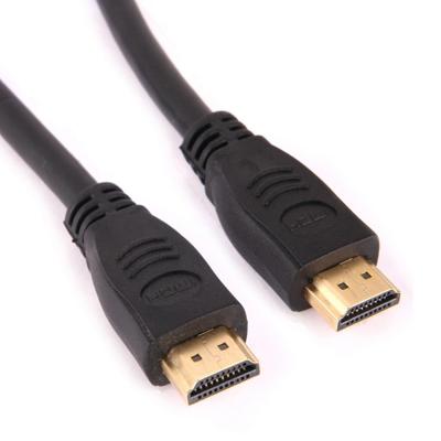 50cm HDMI 19 Pin Male naar HDMI 19Pin Male kabel 1.3 versie steun HD TV / Xbox 360 / PS3 enz (zwart + goud geplateerde)