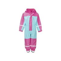 Playshoes regenpak gevoerd Aqua Fuchsia Maat - thumbnail