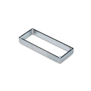 DX - Tussenplaat 8 mm t.b.v. RBM zamac aluminium F1 finish