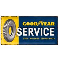 Goodyear Service Metal Sign 25 x 50 cm - thumbnail