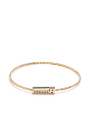 Le Gramme bracelet Le 9g Cable en or 18ct pavé de diamants
