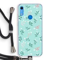 Small white flowers: Huawei Y6s Transparant Hoesje met koord