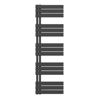Belrad handdoek radiator 755 watt 160x50 cm staal zwart mat