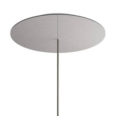 Grote plafondkap 1 uitgang roestvrij staal 40 cm