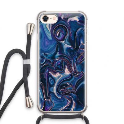 Mirrored Mirage: iPhone 8 Transparant Hoesje met koord
