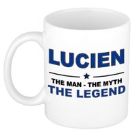 Lucien The man, The myth the legend collega kado mokken/bekers 300 ml - thumbnail