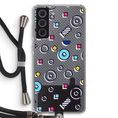 8-bit N°9: Samsung Galaxy S21 FE Transparant Hoesje met koord