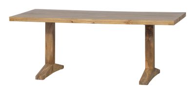 vtwonen Eettafel 'Deck' Mangohout, 200 x 90cm, kleur Naturel
