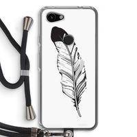 Pluim: Pixel 3a Transparant Hoesje met koord