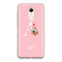 Pink Bouquet: Xiaomi Redmi 5 Transparant Hoesje