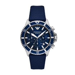 Horlogeband Armani AR11588 Nylon/perlon Blauw 22mm