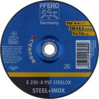 PFERD TOOLS 62023831 E 230-8 PSF STEELOX Afbraamschijf gebogen Diameter 230 mm Boordiameter 22.23 mm RVS, Staal 10 stuk(s)