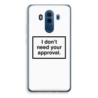 Don't need approval: Huawei Mate 10 Pro Transparant Hoesje