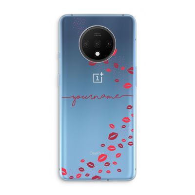Kusjes: OnePlus 7T Transparant Hoesje