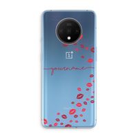 Kusjes: OnePlus 7T Transparant Hoesje